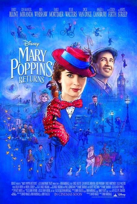 #Cinema #Disney - Le retour de Mary Poppins : retrouvez la plus célèbre des nounous dans la nouvelle bande-annonce du film !