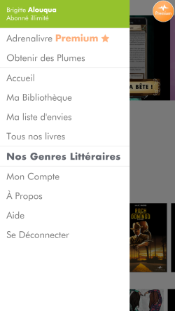 L’application Adrénalivre en quelques mots