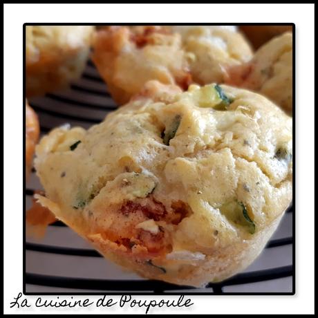 Muffins courgette chorizo mozzarella Muffins courgette chorizo mozzarella