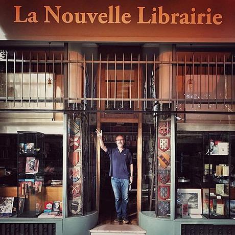@VincLapierre reçu en grande pompe à la « Nouvelle librairie » fasciste de François Bousquet
