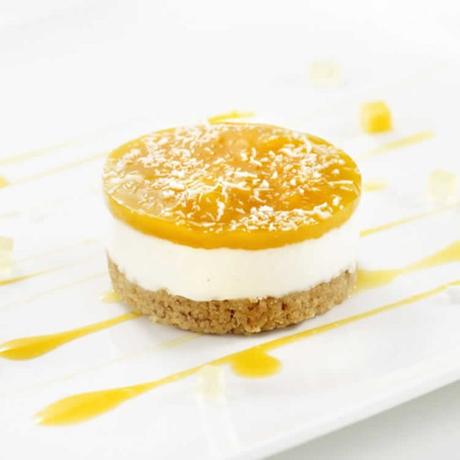 Panna cotta citron spéculoos et mangue au thermomix