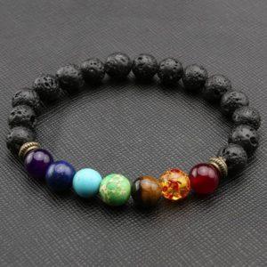 Les bracelets 7 chakras, les comprendre et bien choisir bracelet 7 chakra unisex