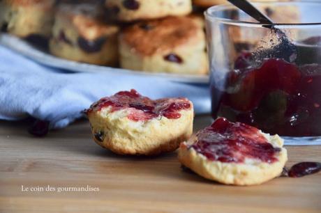 Des scones aux cranberries, l’allié du brunch parfait !