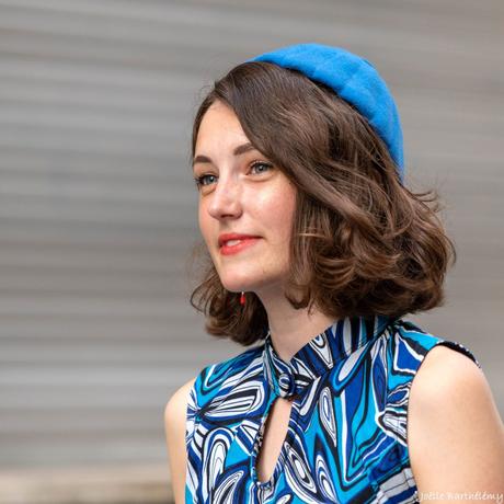 Robe Africaine Chic en Wax Bleu 8 | Collection Ashantisboutik 2018