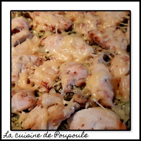 Poulet aux courgettes et riz 