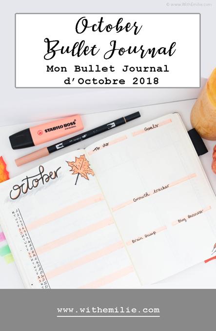 Mon Bullet Journal d’Octobre