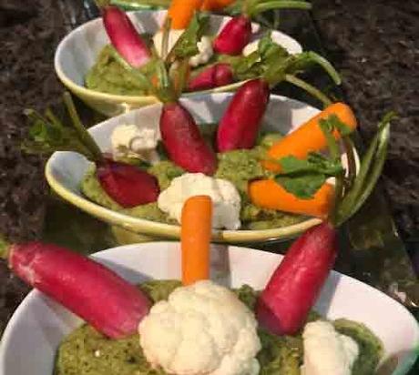 Dip aux fèves et fromage frais de chèvre Dip aux fèves et fromage frais de chèvre