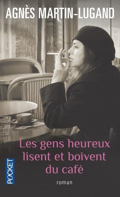 Couverture Les gens heureux lisent et boivent du café