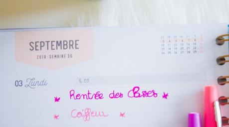 {S’Organiser} Tout commence par l’Agenda