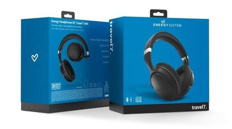 casque Energy Sistem Headphones BT Travel7 ANC (Active Noise Cancelling)
