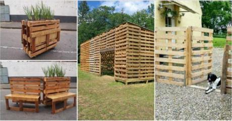 10 idées incroyables que vous pouvez faire avec des palettes pour améliorer votre maison