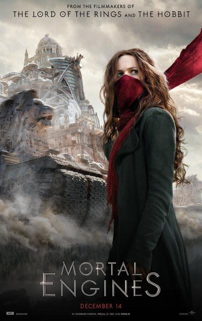 Nouvelle affiche US pour Mortal Engines de Christian Rivers