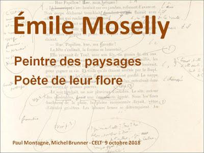 Émile Moselly : peintre des paysages, poète de leur flore