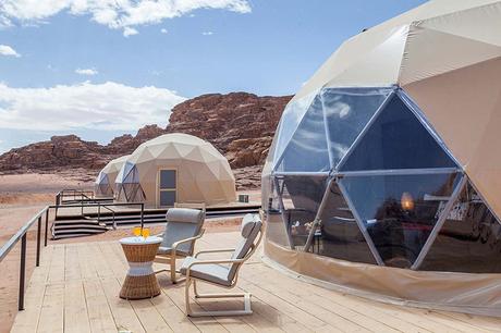 Jordanie : un hôtel dômes vous transporte sur Mars