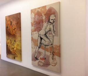 Galerie Kamel Mennour  exposition Matthew Lutz-Kinoy  « Bowles » jusqu’au 6 Octobre 2018