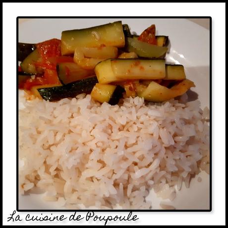 Poêlée de courgettes malgache