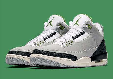 Une Air Jordan 3 Chlorophyll inspiré par la Nike Air Trainer 1