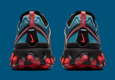 La Nike React Element 87 enchaine avec un nouveau colorway Blue Red Black