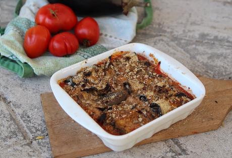 Cuillère et saladier : Cannelloni d'aubergine vegan (deux versions : okara ou tofu)