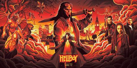 Affiche bannière spéciale NYCC pour Hellboy de Neil Marshall