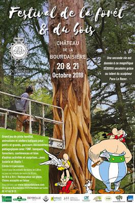 3éme édition du Festival de la Forêt et du Bois les 20 et 21 octobre 2018 au Château de la Bourdaisière