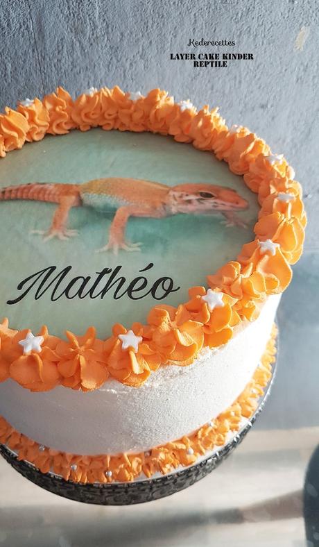 Layer Cake thème reptile