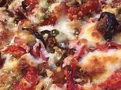 Pizza aubergines gorgonzola