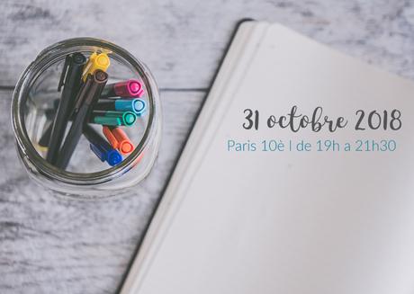 Un nouvel atelier d'écriture prévu à Paris ! Un nouvel atelier d'écriture prévu à Paris !