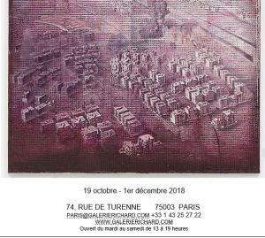 Galerie Richard   « Sebastian LUDWIG »  19 Octobre-1er Décembre 2018