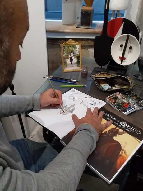 Dédicace à la galerie Philippe Gelot