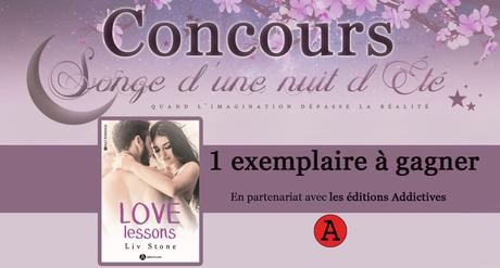 Résultats du concours Love Lessons de Liv Stone