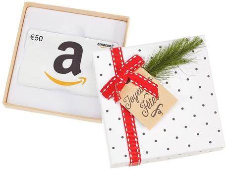 Offrez lui pour noel une carte cadeau Amazon pour qu'elle s'achète ce dont elle a envie et besoin !