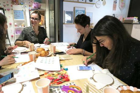 La rencontre avec 5 de mes lectrices autour d’un atelier DIY à La Renarde Apprivoisée à Annecy