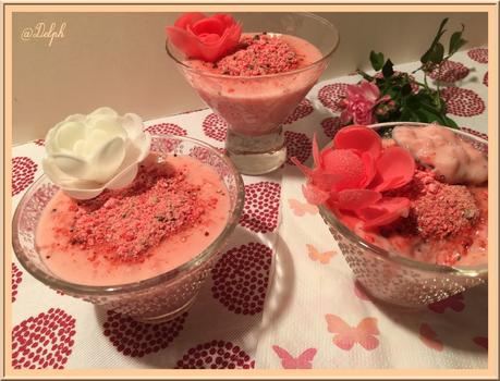 Riz au lait aux pralines roses