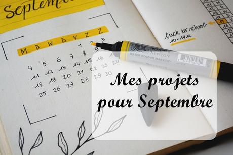 Mes projets pour Octobre