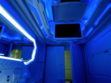 Cet hôtel propose 32 chambres-capsules dignes d’un vaisseau spatial