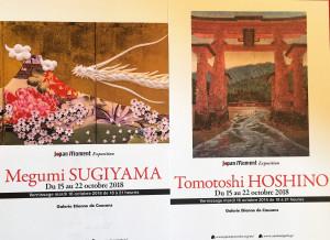 Galerie De Causans  exposition  Megumi SUGIYAMA et Tomotoshi HOSCHINO 15/22 Octobre 2018