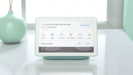 Le Google Home Hub.