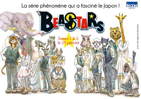 Le manga multi-primé Beastars de Paru ITAGAKI à paraître chez Ki-oon