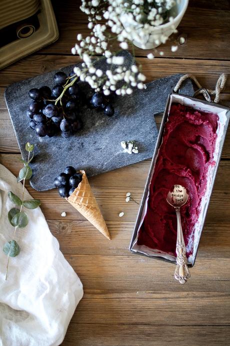 Comment réussir ses sorbets/glaces maison ? {Sorbet au raisin}