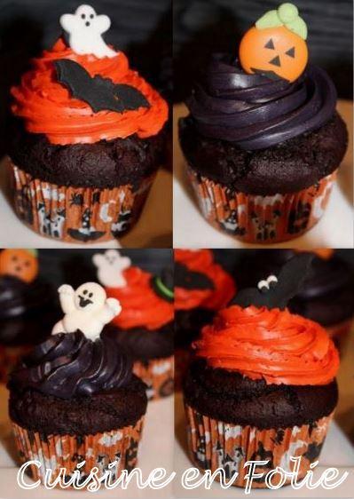 Mes Cupcakes surprise d’Halloween