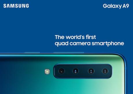 Le Galaxy A9 est dévoilé avec ses quatre caméras à l’arrière !