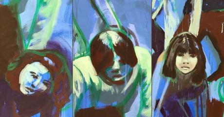 Claire Tabouret et la Femme qui pleure claire-tabouret_fondation-lambert_painting