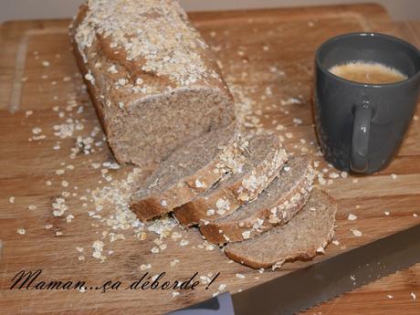 Pain aux flocons d'avoine et miel