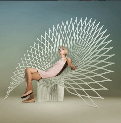 Superbe « Peacock-L » la chaise du studio Uufie