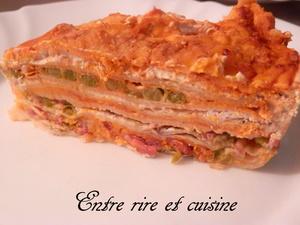 Gâteau gratiné façon Photo version froide - puis Photo version chaude