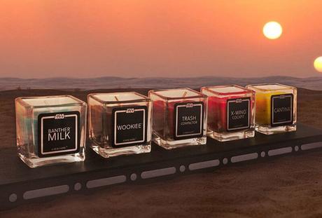 Les odeurs de Star Wars dans une collection de bougies parfumées Les odeurs de Star Wars dans une collection de bougies parfumées