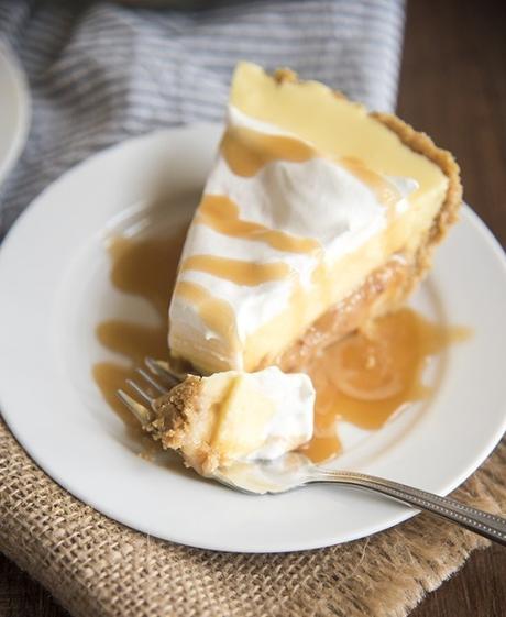 TARTE À LA CRÈME DE BANANE CARAMÉLISÉE