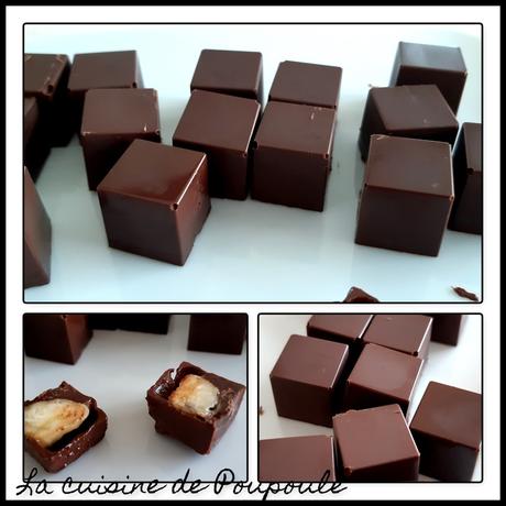Chocolat fourrée à la banane Chocolat fourrée à la banane