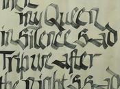 Mise place calligraphique....Then, Queen....